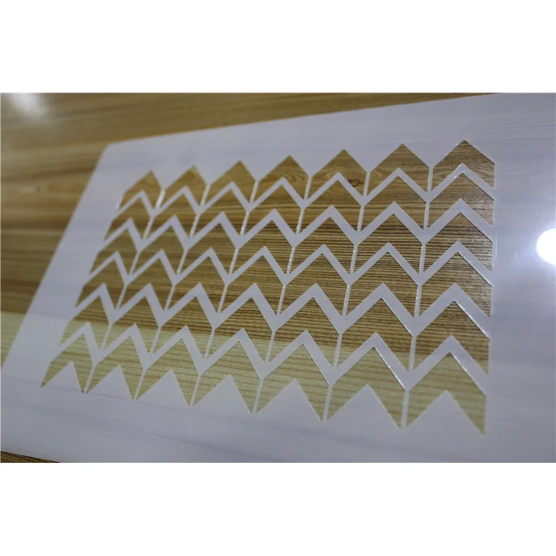 1 шт. волнистые полосы торт шаблон печать трафарет для мастики DIY украшения спрей