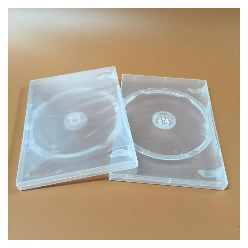 Прозрачный мягкий пластиковый чехол 1DVD 190x135x14мм 2 шт. 1 диск|case brand|case casecase transparent |