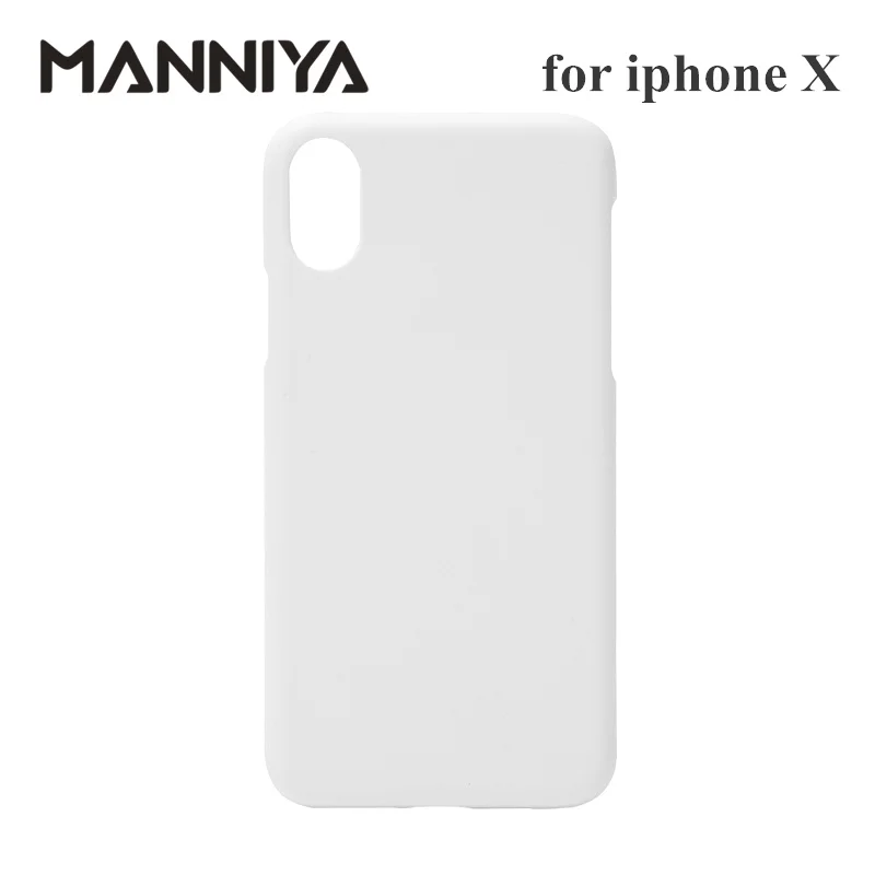 

MANNIYA for iphone X XS 3D Sublimation Blank white Phone Cases 10pcs/lot