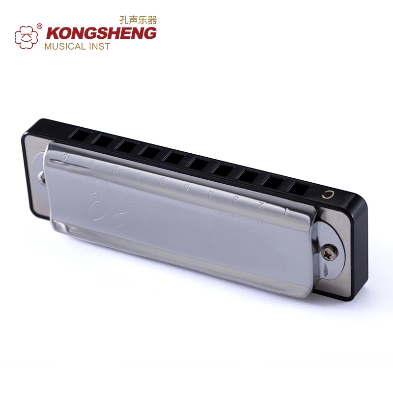 Гармоника KONGSHENG диатоническая с 10 отверстиями блюз Арпа для начинающих черный