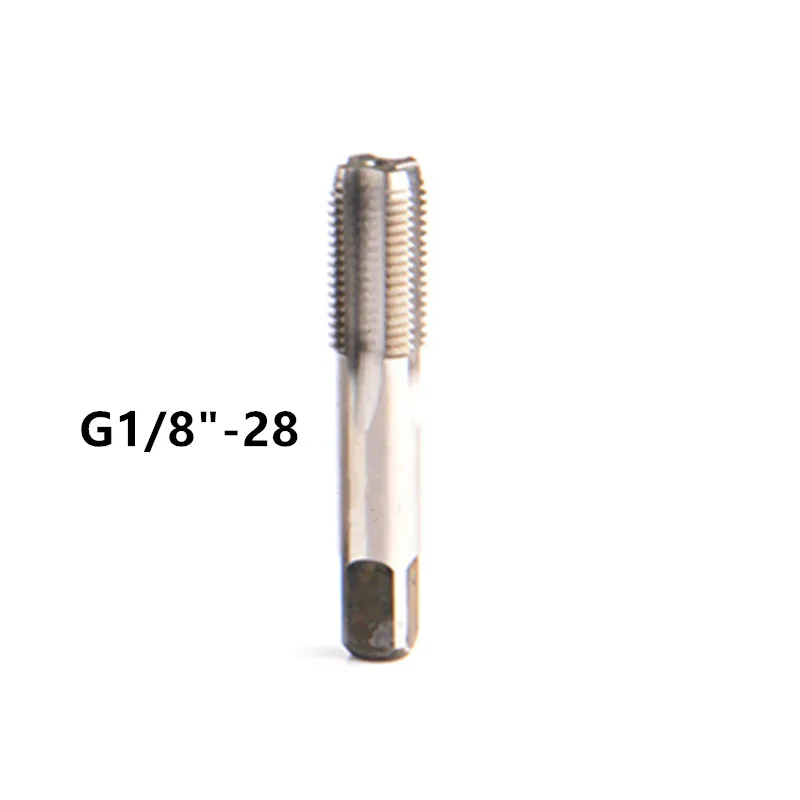 G18-28 Трубопроводы резьбовые краны G1/8-G1 дюймов винтовой кран HSS 55 градусов Труба резьбовой кран инструмент - Цвет: G18-28