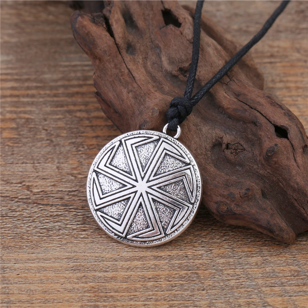 Рыбий крючок славянский Wicca Sigil талисман Античная Подвеска Коловрат символ