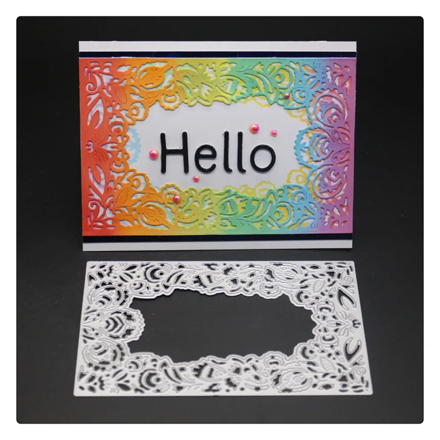 1713 фон вырезать Скрапбукинг металлические вырезанные штампы для фотографий