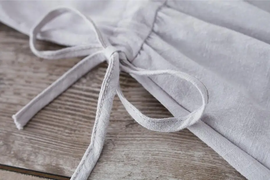 

Summer dresses Women's 2018 New Art Retro Loose Short-Sleeve Embroidery Cotton And Linen Dress Fashion Mori Style Dress Vestidos