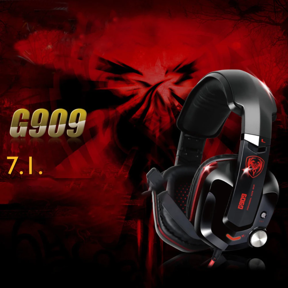 Somic G909 игровая гарнитура, игровые наушники с микрофоном, проводные наушники с шумоподавлением