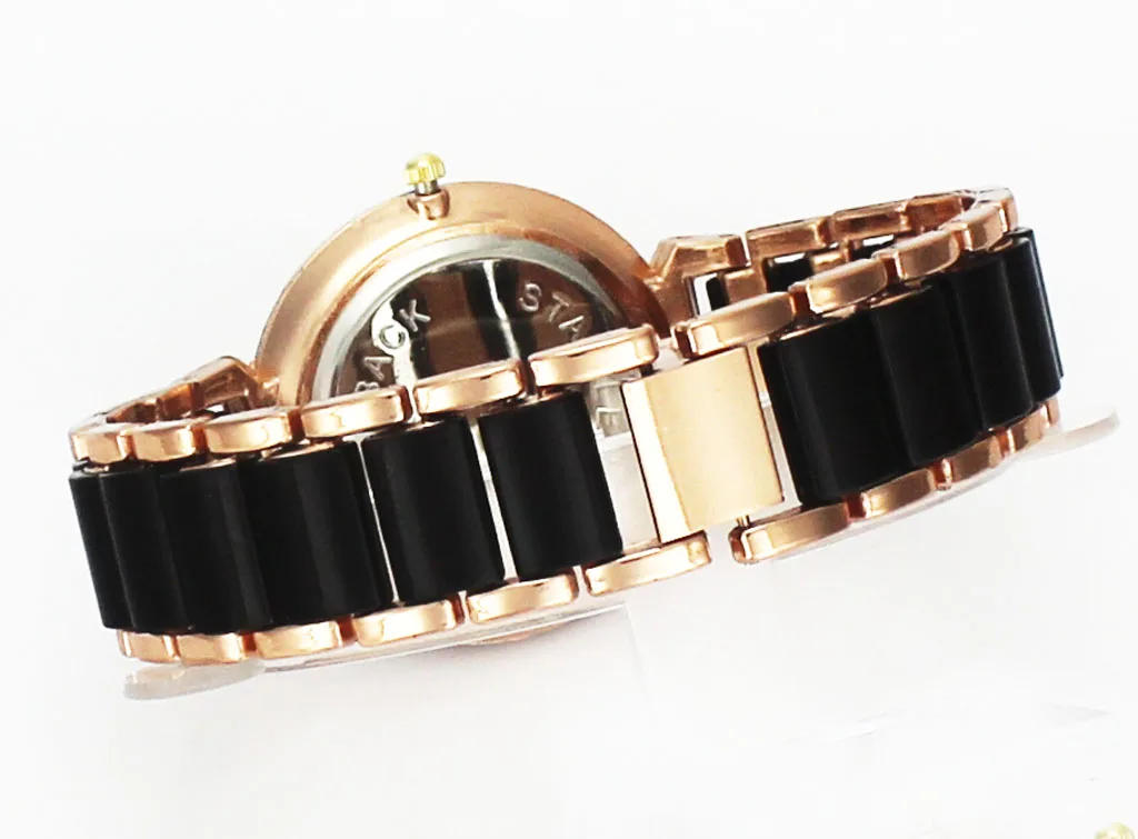 Женская цепочка из нержавеющей стали модное белое черное ожерелье кварцевые