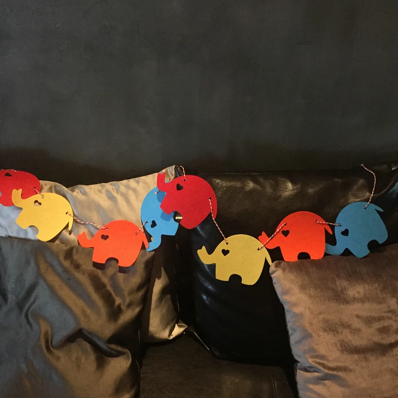 Вечерние wakaka фетр флага Happy Семья Baby Shower чехол с откидной крышкой изображением