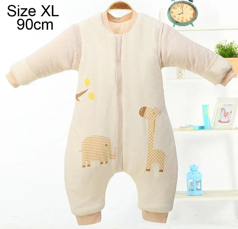 size XL 90cm Sunny Ju/спальный мешок для малышей, зимние детские спальные мешки, спальный мешок для малышей, плотный теплый хлопковый детский спальный мешок, противоскользящее одеяло, размеры L, XL, XXL - Цвет: size XL 90cm