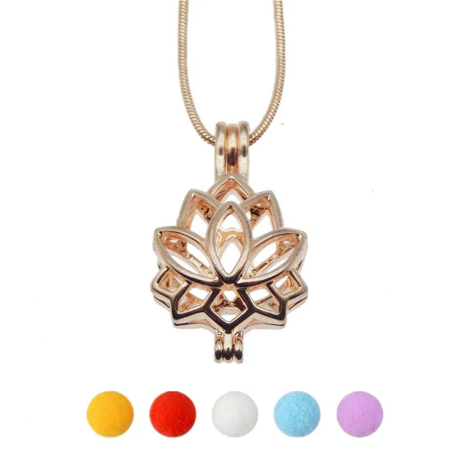 Разнообразные войлочные светящиеся шарики Лава камень Ароматерапия Ожерелье