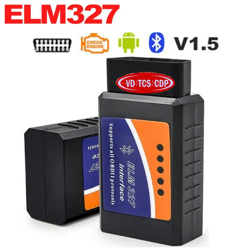 2017 ELM 327 V 1 5 адаптер BT работает на Android Torque Elm327 Bluetooth V1.5 Интерфейс OBD2 / OBD II