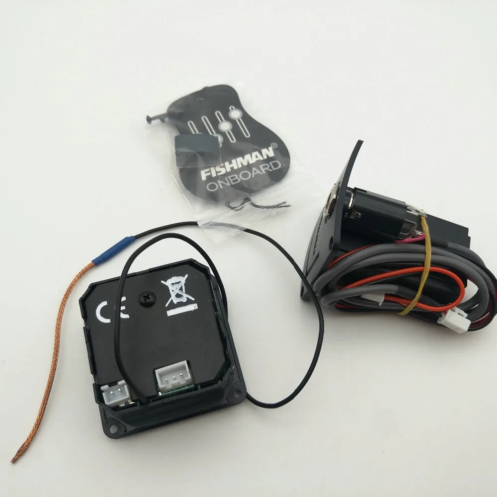 Гитарные звукосниматели Fishman ISYS EQ Tuner Piezo Pickup Preamp system для адаптеры для акустической гитары