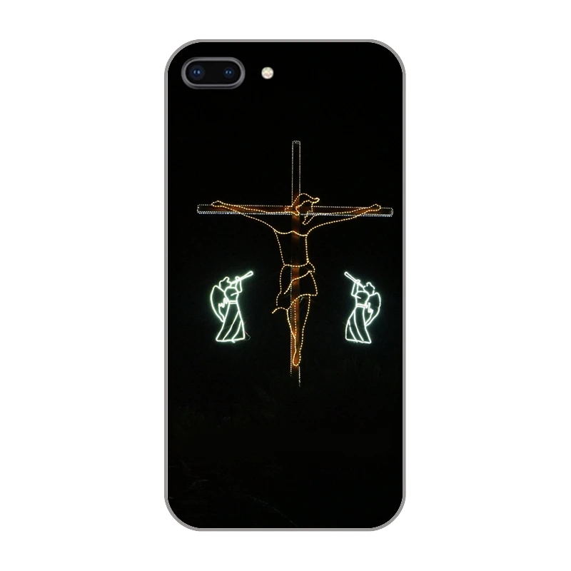Christian Jesus The Cross Soft TPU Cover Case for iphone 4 4s 5 5s se 6 6s 8 plus 7 Plus X XS XR MAX PLUS |