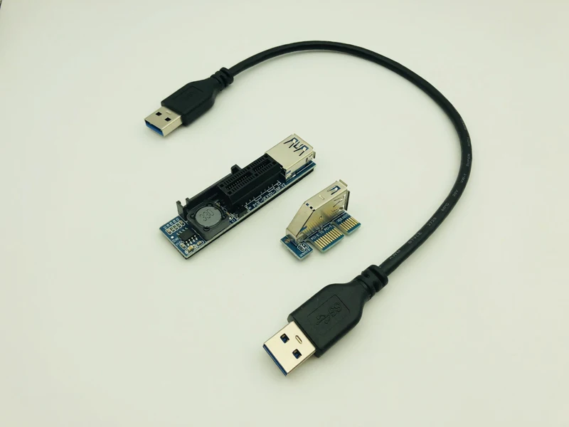Расширительный кабель PCI E X1 USB 3 0 Расширение питания SATA шнур Express 1X плата