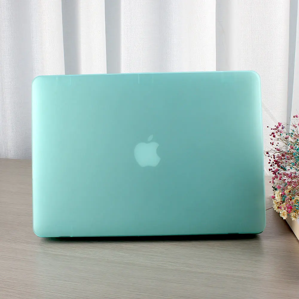 Matte green Кристально чистый матовый жесткий чехол для Macbook Pro 13,3 15 16 A2141 Pro retina 12 13 1" Air 11 13 A1932 корпус для ноутбука - Цвет: Matte green