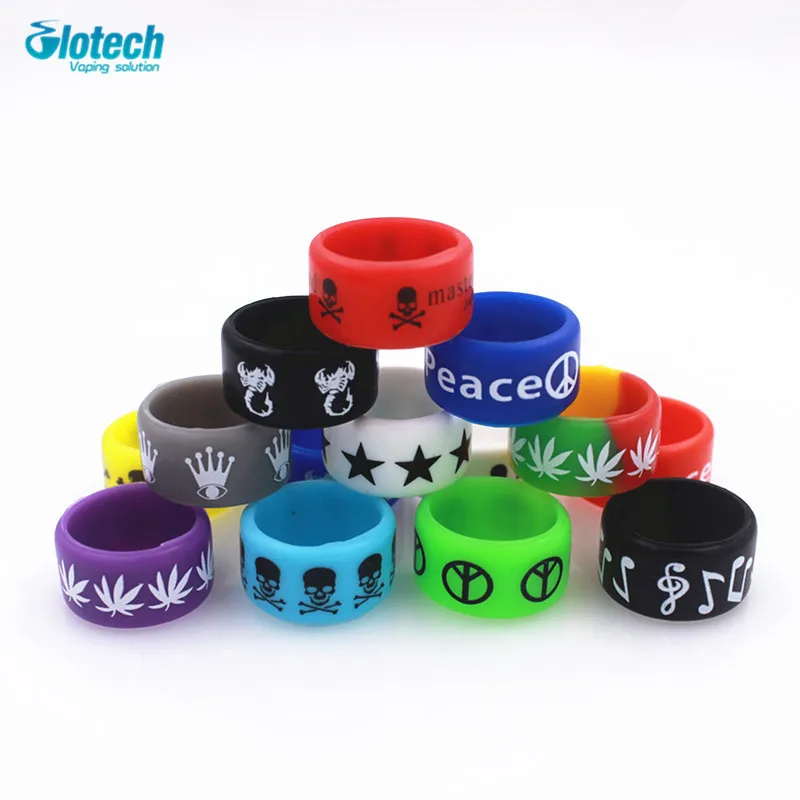 Glotech 20 шт./лот Силиконовое резиновое кольцо для электронных сигарет механических