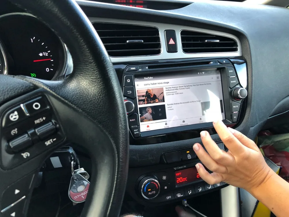 Belsee Android 8,0 Автомагнитола автомобильный Радио мультимедийный плеер gps навигация Восьмиядерный PX5 4 Гб ОЗУ для Kia Ceed 2013