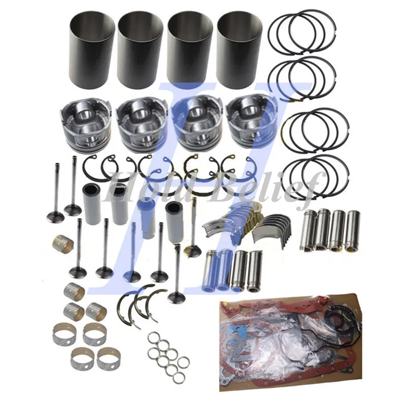 

V1702 V1702A Overhaul Rebuild Kit For Kubota Engine KH90 Excavator L355DTSS 743