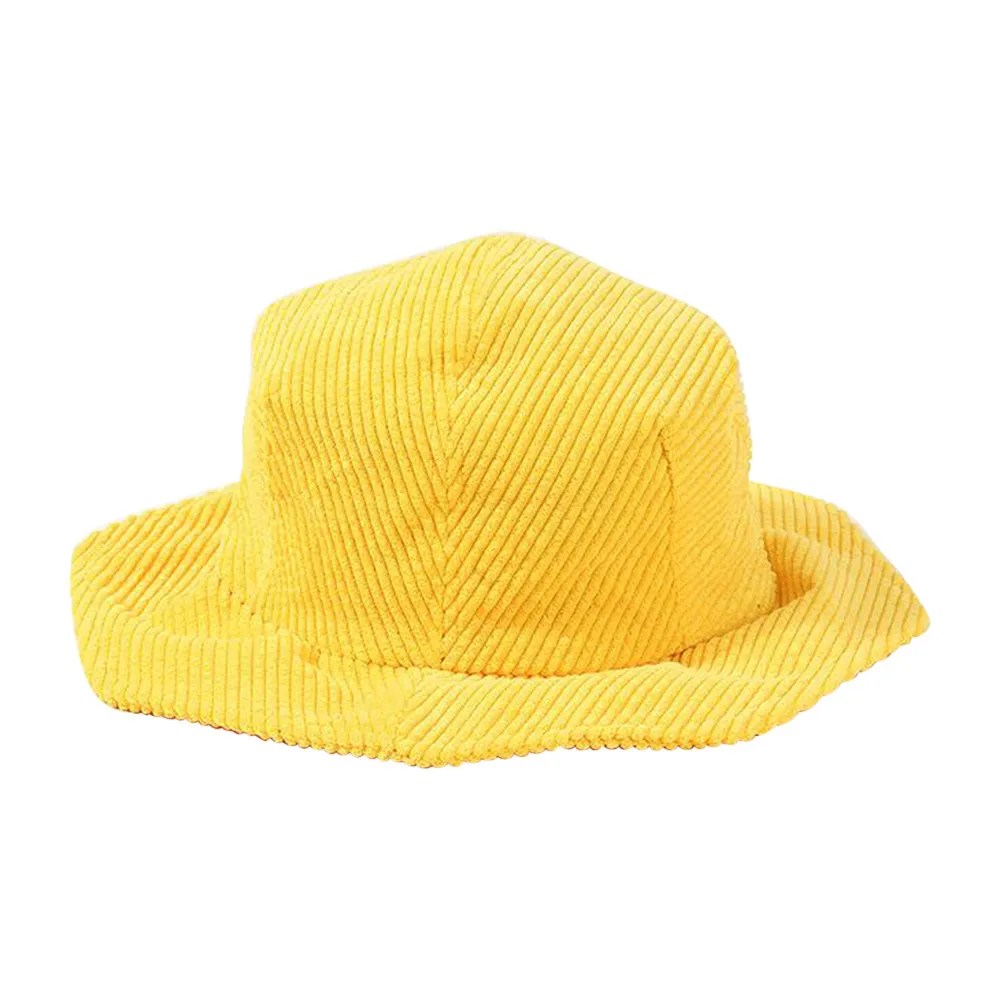 Hat Summer Women Corduroy Comfortable Warm Fashion Solid Color Fisherman Fishing Cap Retro Casual Sombrero Mujer Verano | Аксессуары для