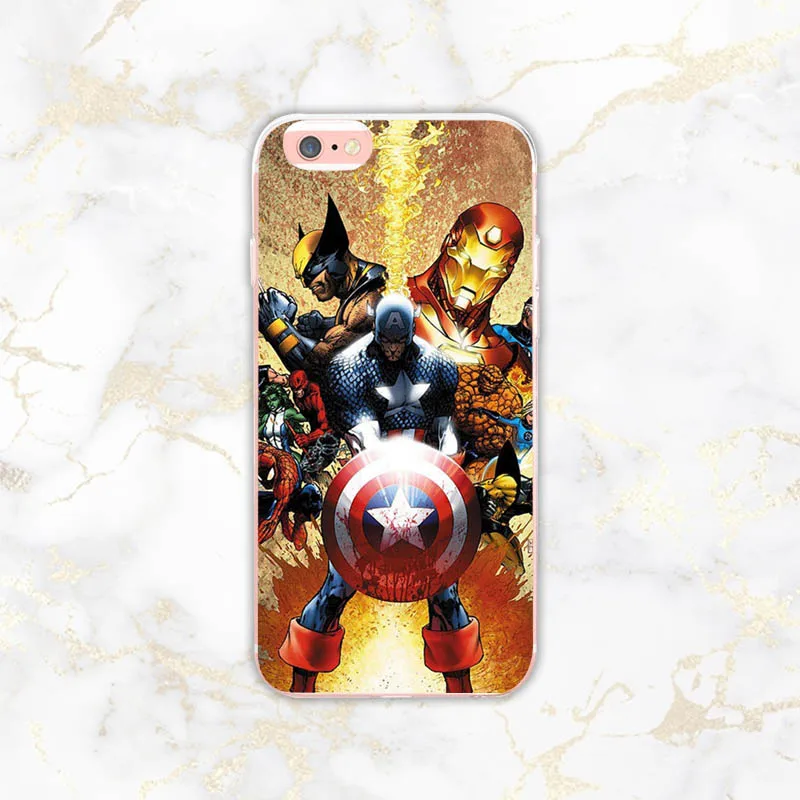 Чехол Marvel для iPhone 8 7 6 6S Plus X 5 5S SE XS XR max удивительный чехол телефона Супермен яд щит