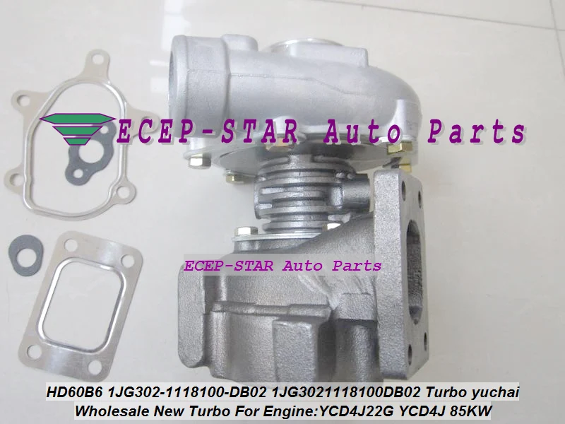 HD60B6 1JG302 1118100 DB02 турбо для yuchai YCD4J22G YCD4J 85kw Турбокомпрессор 1JG3021118100DB02|turbo turbo turbo|turbo