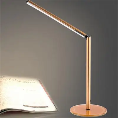 Новинка 2016 модная простая настольная лампа с 24 светодиодами закаленное стекло