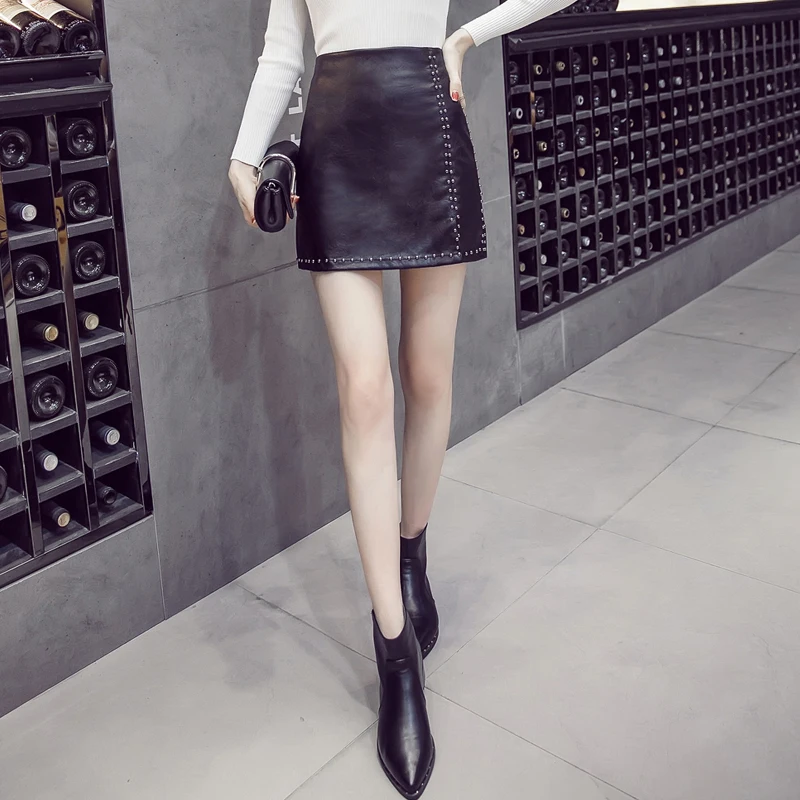 Azouari реальные фотографии 2017 на осень зиму новые классические модные заклепки