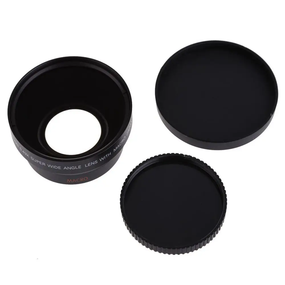 67mm Digital High Definition 0.43*SuPer Wide Angle Lens With Macro Japan Optics for Canon Rebel T5i T4i T3i 18-135mm 17-85mm | Электроника