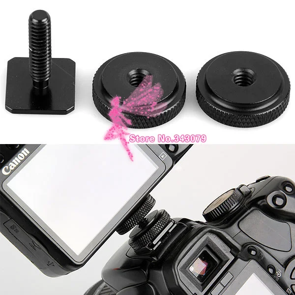 Аксессуары для фотостудии винтовой адаптер с холодной ножкой на 1/4 дюйма камеры