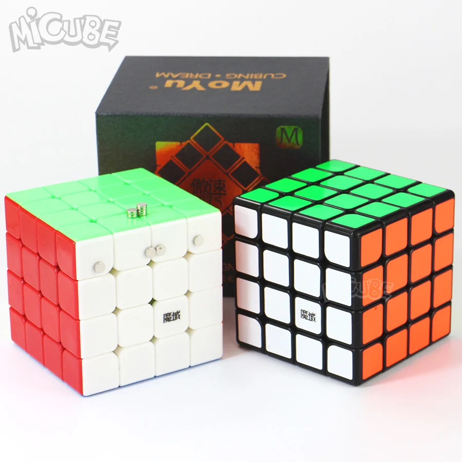 Micube Moyu Aosu GTS M 4x4x4 куб магнитный скоростной пазл 62 мм Cubo 4x4 для профессионального