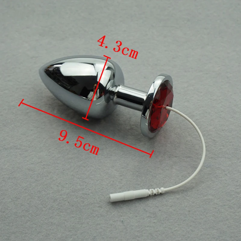 Electric Shock Pulse Therapy Metal Anal Plug Vibrator Urethral Penis Horse Eye Rod Adults Product Sex Toys for Men | Красота и