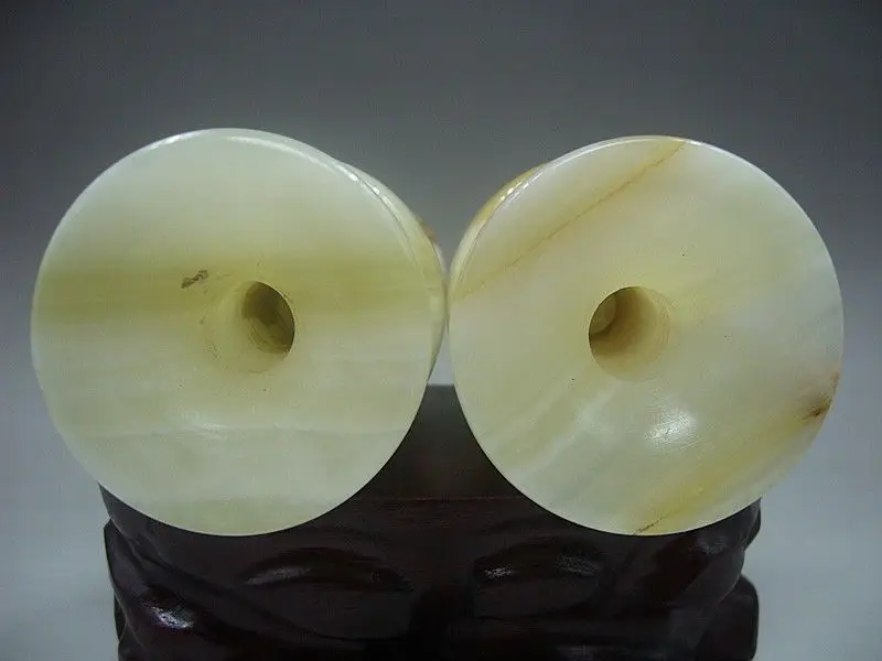 Bir 001596 декоративная коллекция чистый нефрит вырезанный вручную ваза|vases candle|vase