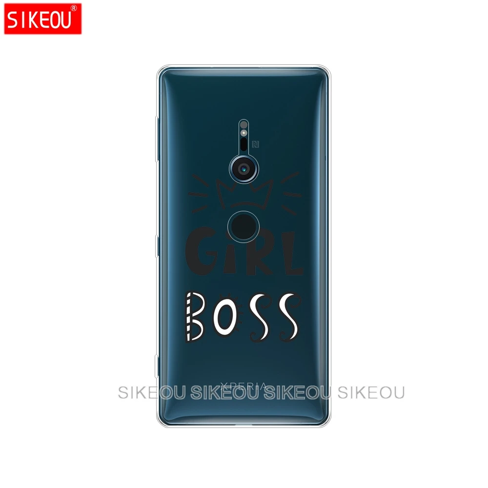 Силиконовый чехол для телефона sony xperia XA1 XA2 ULTRA PLUS L1 L2 XZ1 XZ2 compact XZ Премиум мягкий ТПУ