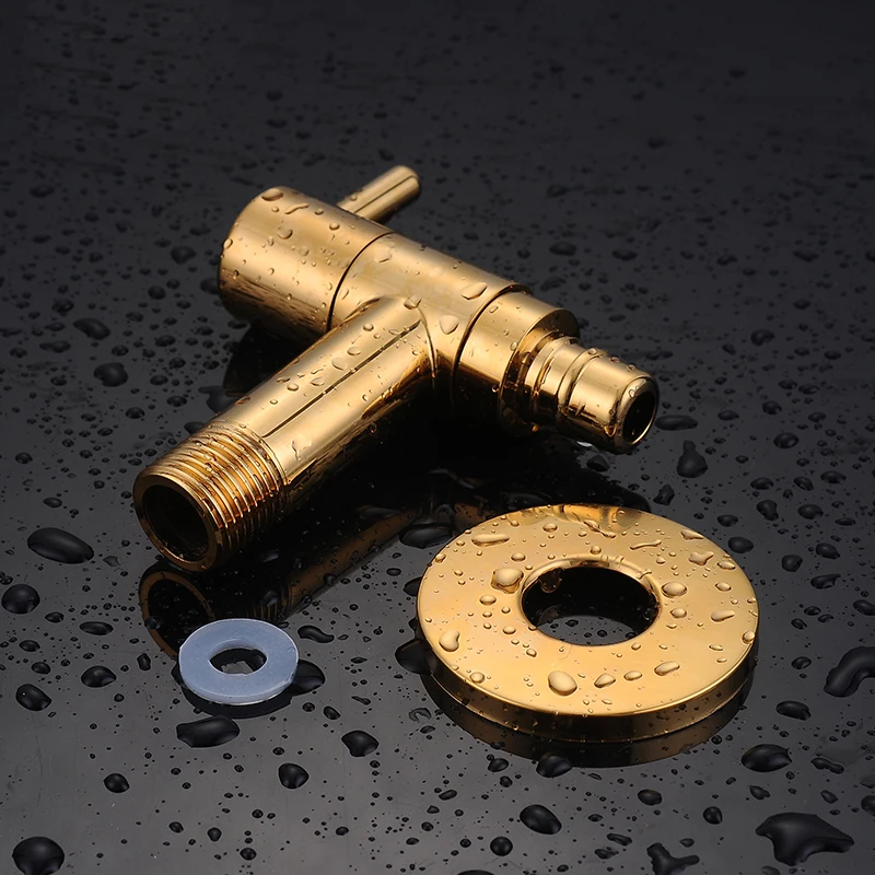 Садовый смеситель с золотистой отделкой настенный кран для ванной комнаты