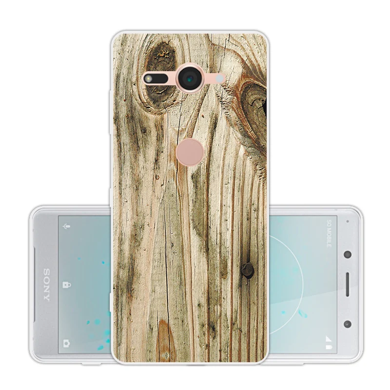 for Fundas Sony Xperia XZ2 Compact H8314 H8324 Ultra Thin TPU Back Phone Landscape Cover 5.0 inch XZ 2 Capa |