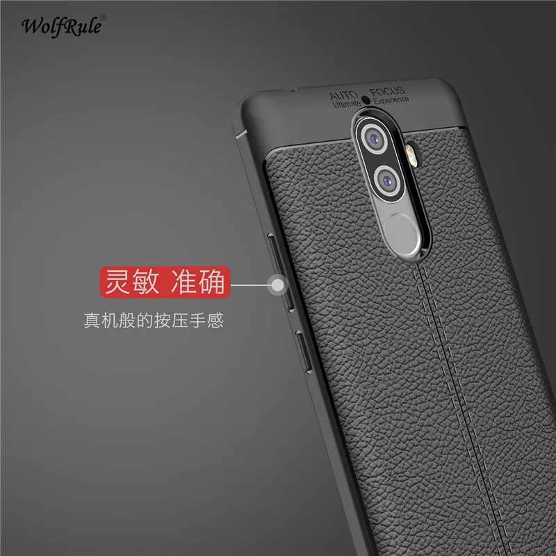 WolfRule Lenovo K8 Note чехол противоударный роскошный кожаный ТПУ для Vibe Fundas 5 5&quot |