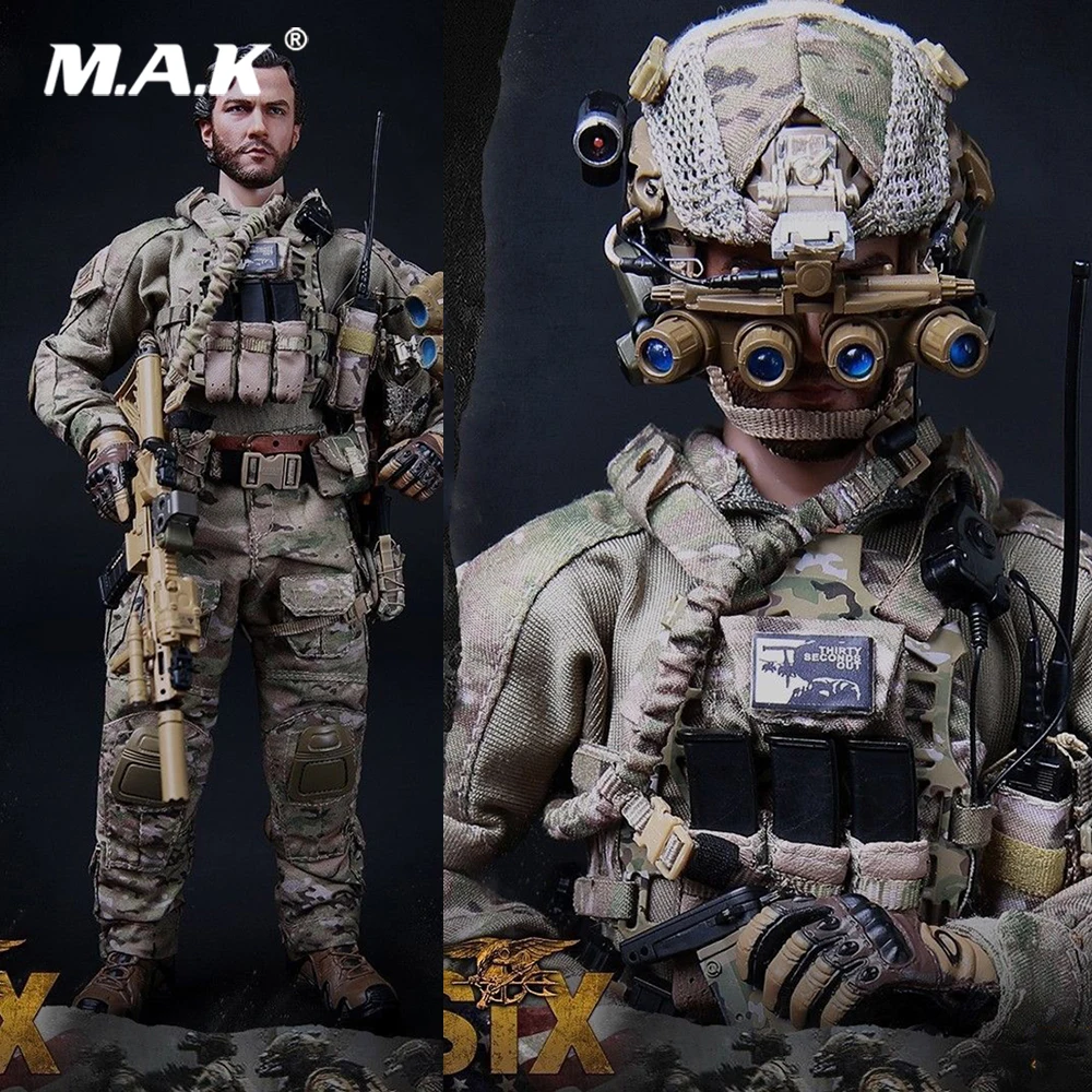 Для сбора 1/6 масштаба полный набор солдат M010 армии США Seal Team Six Solider фигурку модель игрушки для любителей подарки