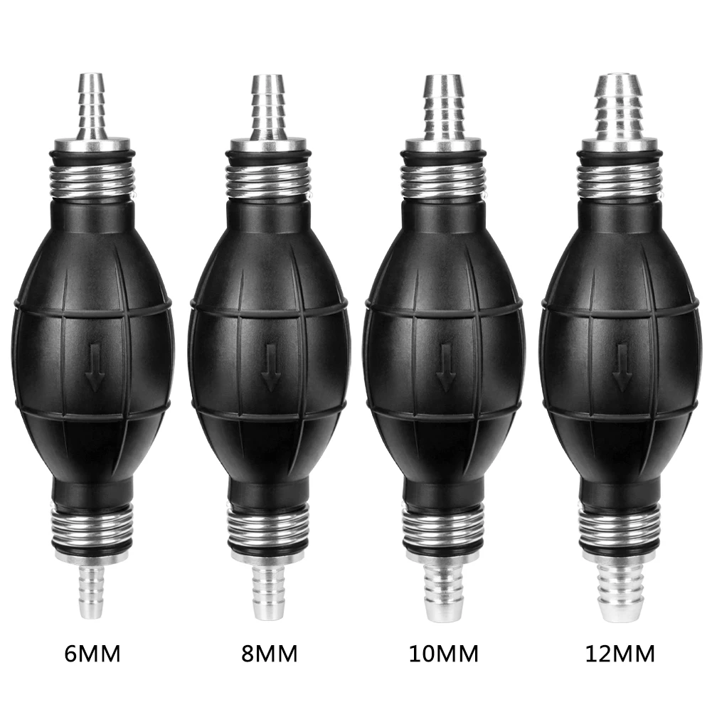

Hot sale 6mm 8mm 10mm 12mm Fuel Pump Line Hand Primer Bulb Gas Petrol All Fuels Length Used For Car Boat