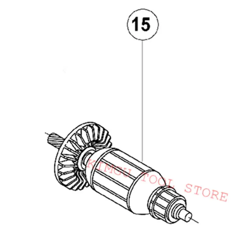 Подлинная арматура 220В 240В для Hitachi 360207E 360207F FDV16VB2 молотковая дрель|hitachi armature|armature