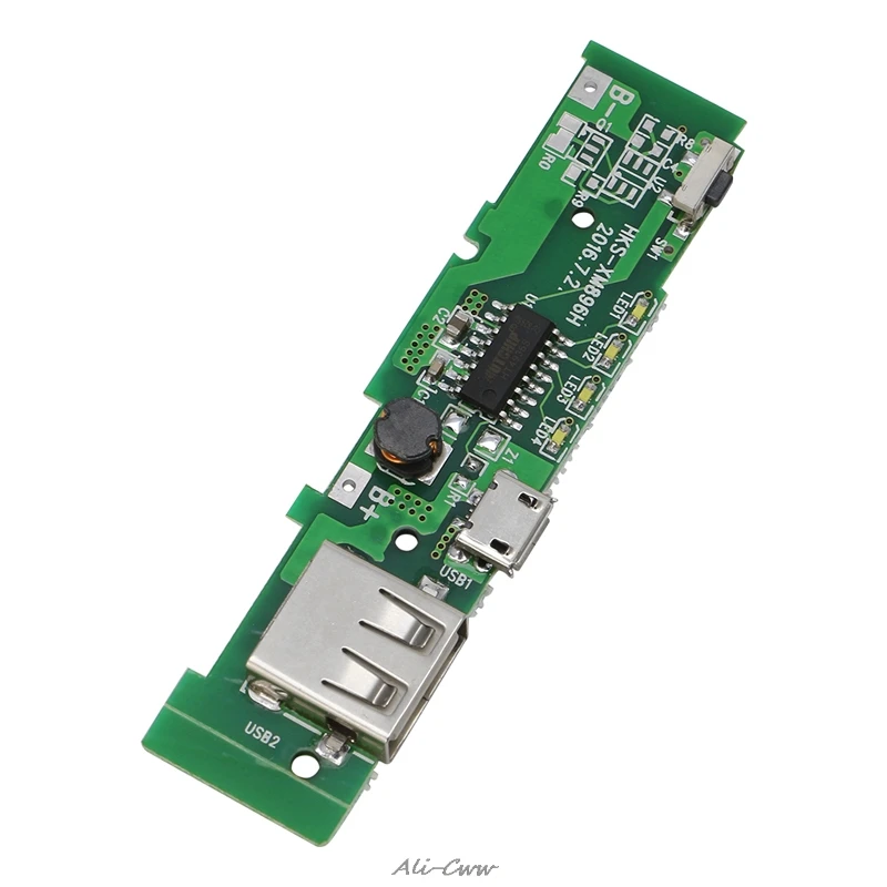 Внешний аккумулятор для мобильного телефона USB 5V 2A модуль печатной платы батареи