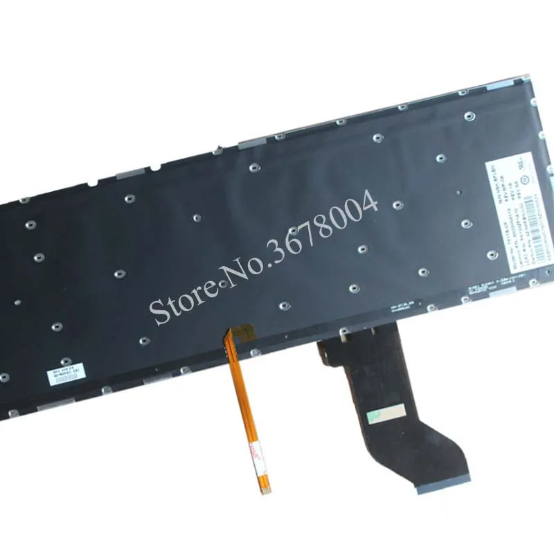 Новинка для Lenovo ideapad Y700 Y700-15ISK Y700-17ISK Клавиатура ноутбука с подсветкой UK без рамки |