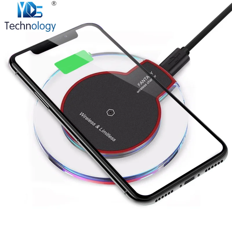 Беспроводное зарядное устройство Qi Настольная Беспроводная usb зарядка для iPhone 5 6