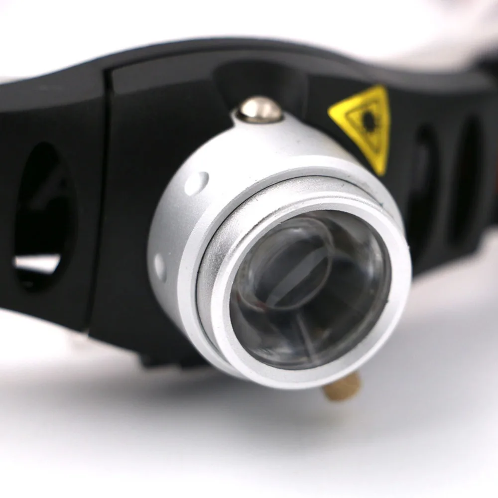 Фонарь налобный светодиодный водонепроницаемый 2 режима с креплением на голову|q5