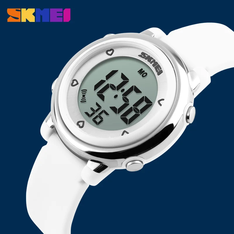SKMEI Детские светодиодные цифровые часы Relogio Feminino спортивные дети мультфильм желе