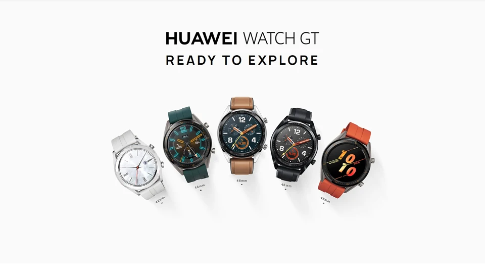 Huawei Watch GT Смарт часы Поддержка gps NFC 14 дней Срок службы батареи 5 атм водонепроницаемый телефонный Звонок трекер сердечного ритма для Android iOS