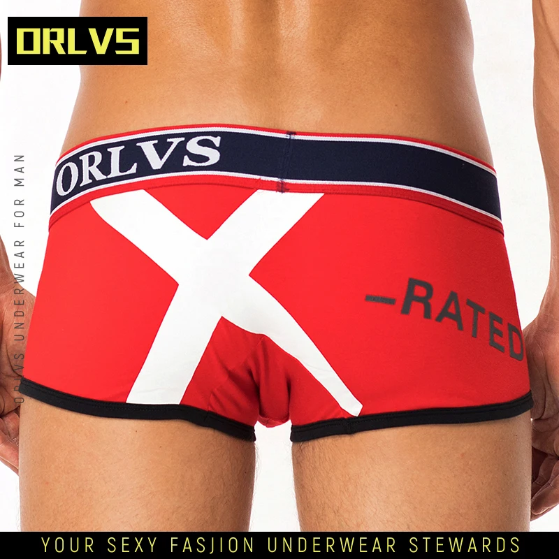 

ORLVS Men Underwear Boxer Mens Underwear Boxers Solid Cotton Boxershorts Cueca Slip Homme Underpants OR1099