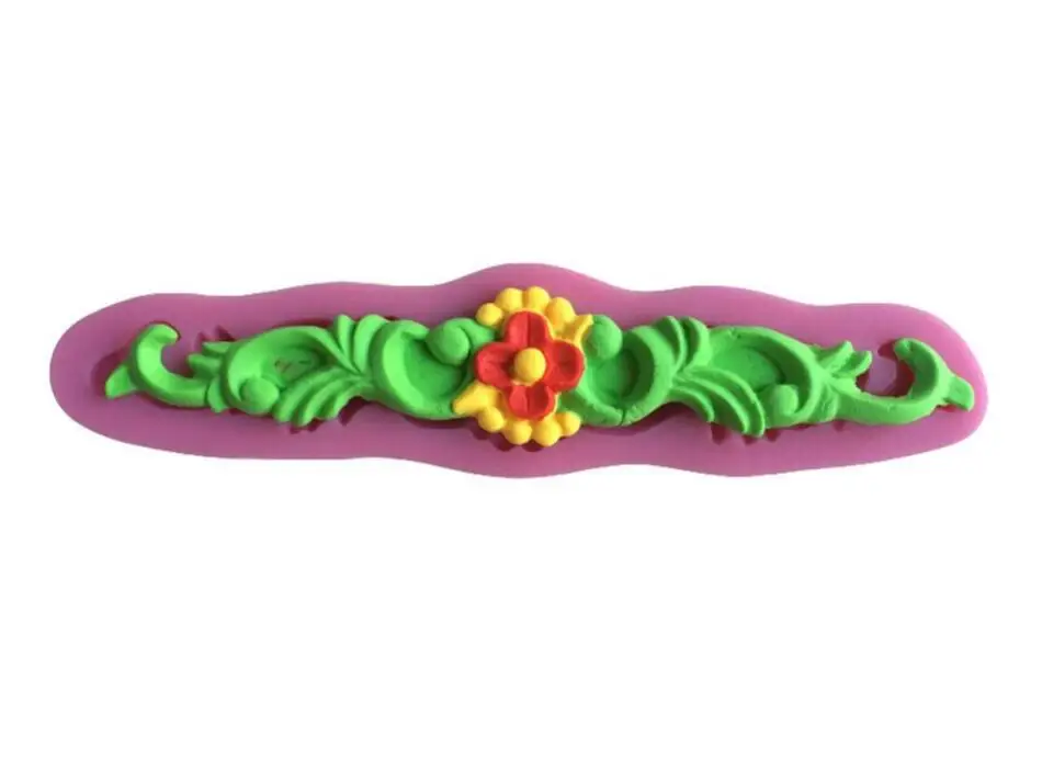 Beautiful Flower Форма Шоколадные Конфеты желе 3D Силиконовые Помадка Кружева Прессформы