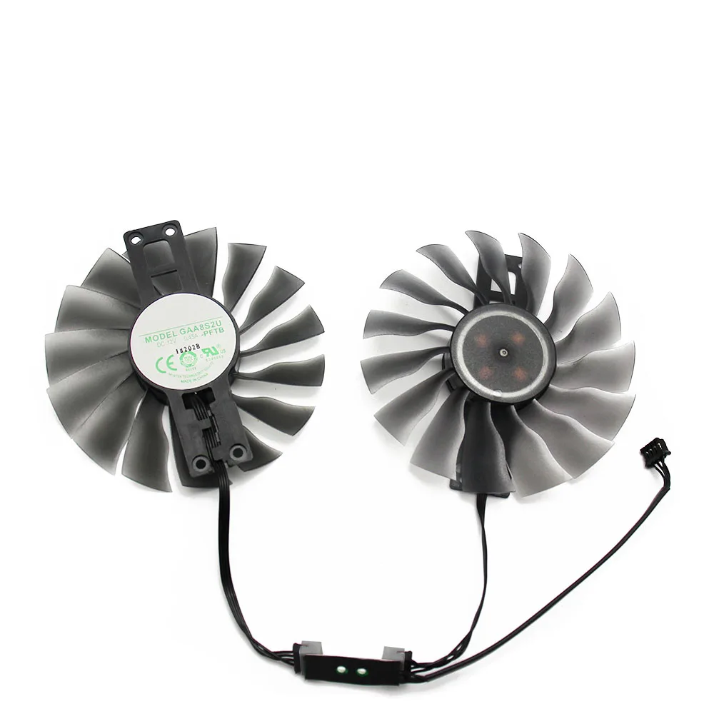 Вентилятор охлаждения для видеокарты GAA8S2U FD10015H12S DC12V 0.45A PALIT GTX 1070 1080 1070Ti 1080Ti Super