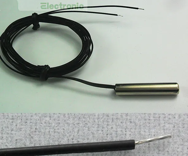 20pcs 10K 1% 3950 NTC Temperature Sensor Cable 800mm Probe 4*25mm NTC Thermistor B3950 Sensor