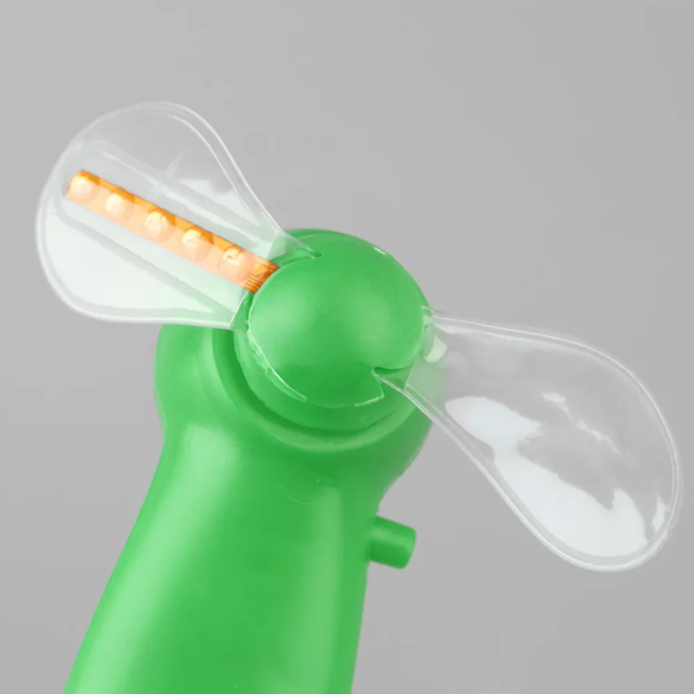 Портативный Handheld Вентилятор охлаждения красочные светодиодный свет