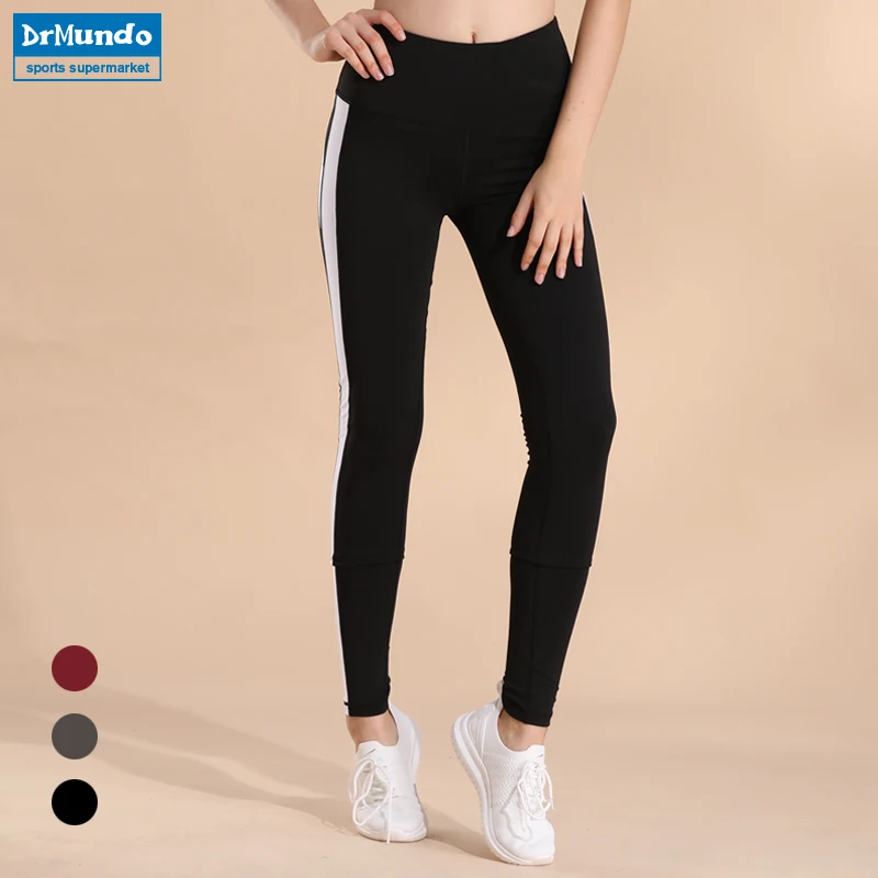 Для женщин Йога эластичные брюки с высокой посадкой Фитнес спортивные
